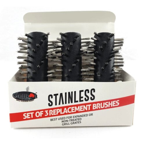 Grillbot Stainless Steel Replacement Grill Brushes