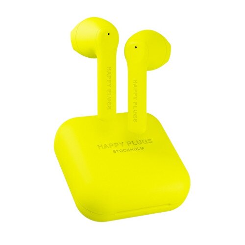 Happy Plugs Air 1 Go True Wireless Headphones - Yellow