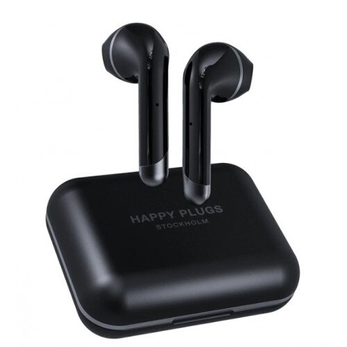 Happy Plugs Air 1 Plus True Wireless Headphones - Earbud - Black