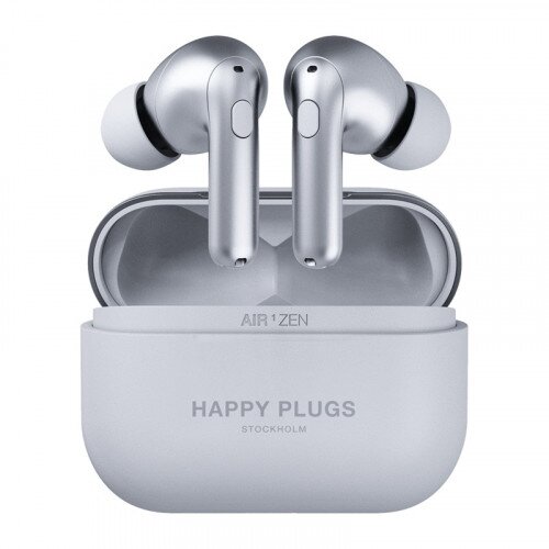 Happy Plugs AIR 1 ZEN True Wireless Headphones - Silver