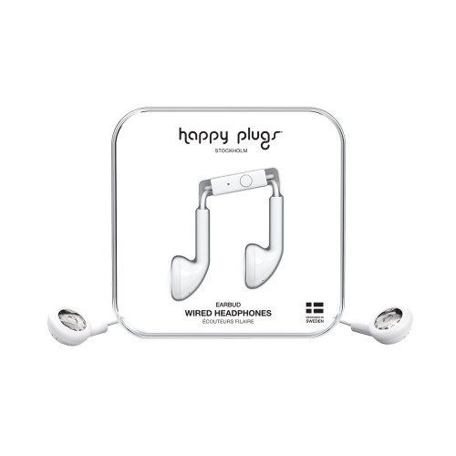 Happy Plugs Earbud Wired Headphones - White