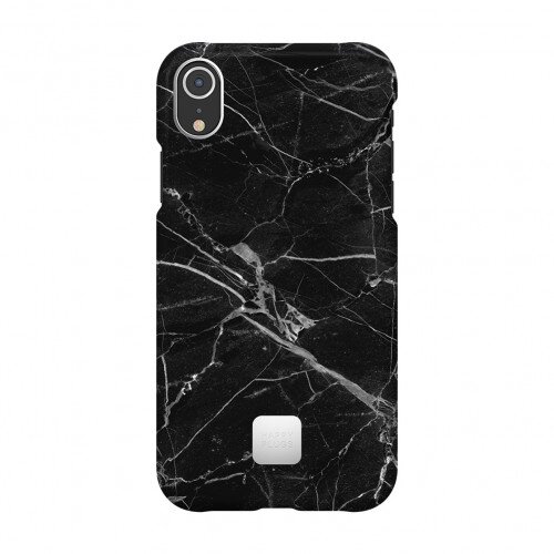 Happy Plugs iPhone XR Protective Case - Black Marble