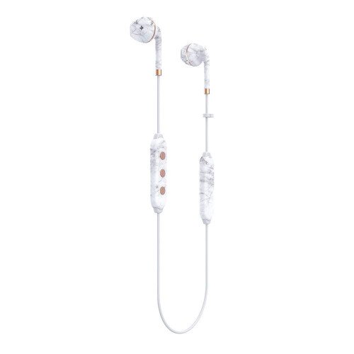 Happy Plugs Wireless II In-Ear Headphones - White Marble