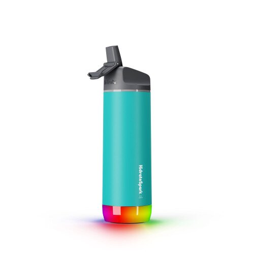 Hidrate Spark PRO Bluetooth Smart Water Bottle - 17oz Stainless Steel - Straw - Sea Glass