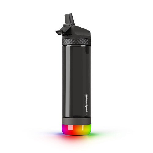 Hidrate Spark PRO Bluetooth Smart Water Bottle - 24oz Tritan Plastic - Straw - Black
