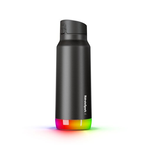 Hidrate Spark PRO Bluetooth Smart Water Bottle - 32oz Stainless Steel - Chug - Black