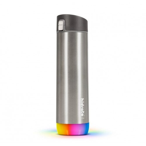 Hidrate Spark Stainless Steel Bluetooth Smart Water Bottle - 21oz - Chug - Brushed