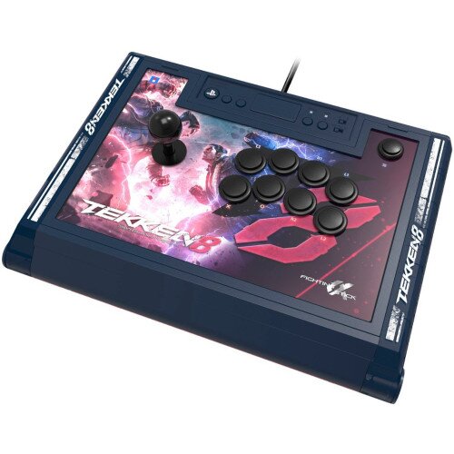 HORI Fighting Stick Alpha (Tekken 8 Edition) for PS5 Console, PS4 Console and PC