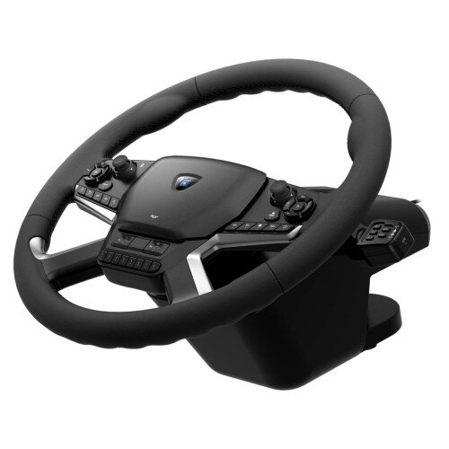 HORI Truck Control System with Force Feedback Wheel for Windows 11/10