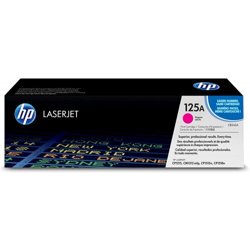HP 125A Original LaserJet Toner Cartridge - Magenta
