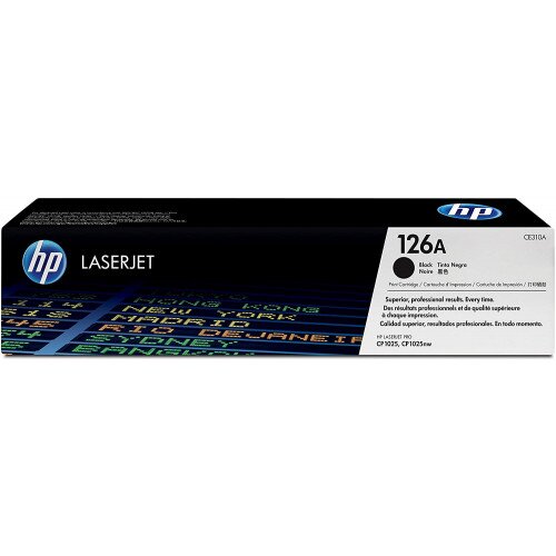 HP 126A Original LaserJet Toner Cartridge - Black