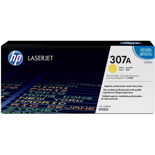 HP 307A Original LaserJet Toner Cartridge - Yellow