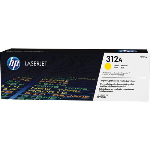 HP 312A Original LaserJet Toner Cartridge - Yellow