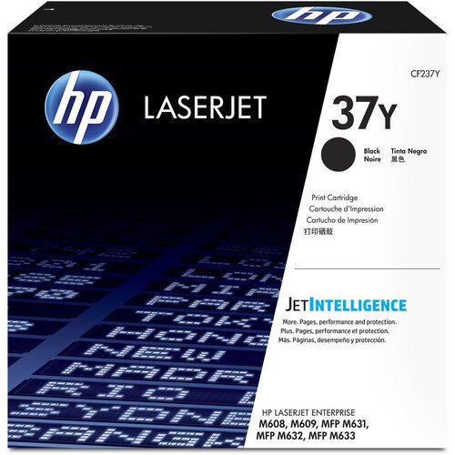 HP 37Y Extra High Yield Black Original LaserJet Toner Cartridge
