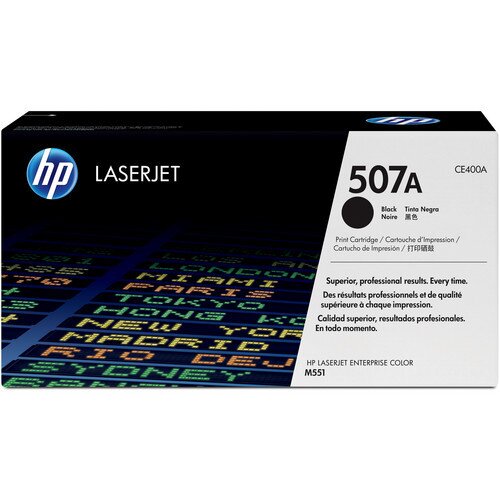 HP 507A Original LaserJet Toner Cartridge - Black