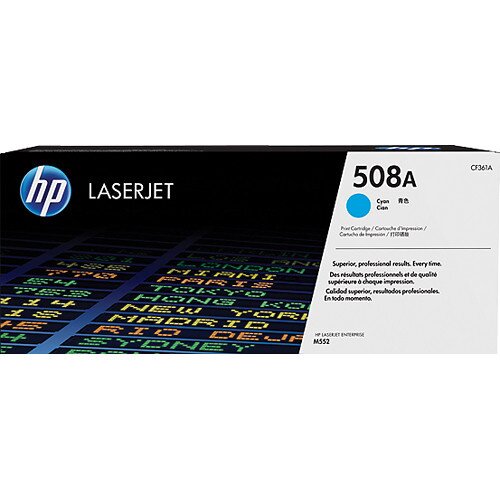 HP 508A Original LaserJet Toner Cartridge - Cyan