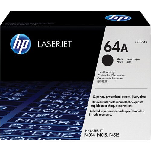 HP 64A Black Original LaserJet Toner Cartridge