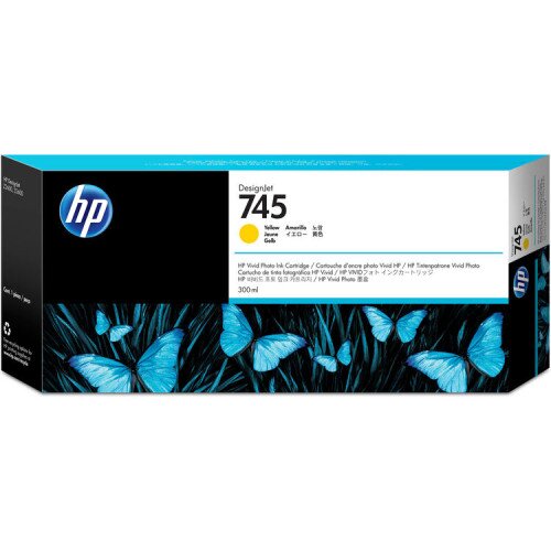 HP 745 300-ml DesignJet Ink Cartridge - Yellow