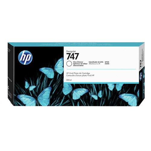 HP 747 300-ml DesignJet Ink Cartridge - Gloss Enhancer