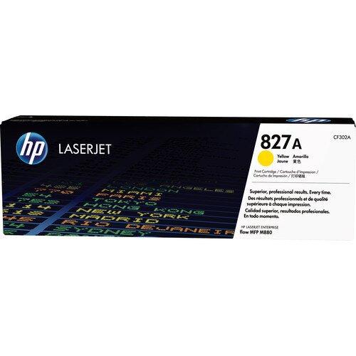 HP 827A Original LaserJet Toner Cartridge - Yellow