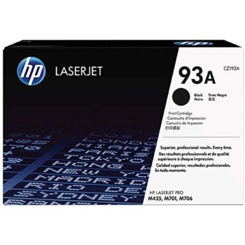 HP 93A Black Original LaserJet Toner Cartridge