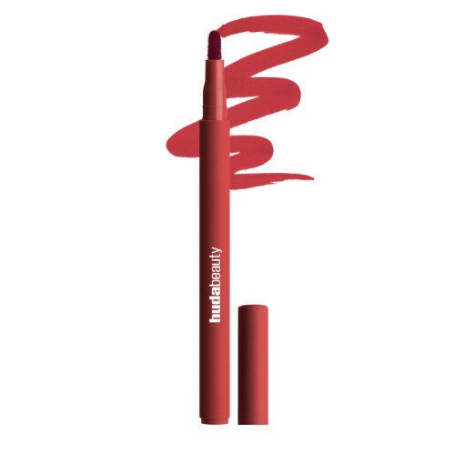 Huda Beauty Lip Contour Lip Stain for 12-Hour Wear - Cherry Red