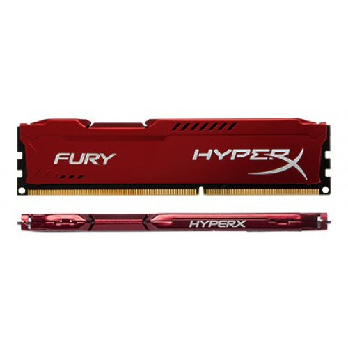 HyperX FURY DDR3 Memory - Red - 1600MHz - 4GB - Kit of 2 - 1.5V