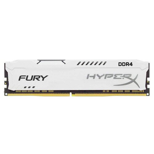 HyperX FURY DDR4 Memory - White - 2400MHz - 8GB - Single Module