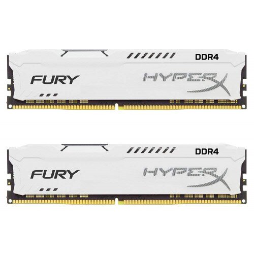 HyperX FURY DDR4 Memory - White - 3466MHz - 8GB - Kit of 2