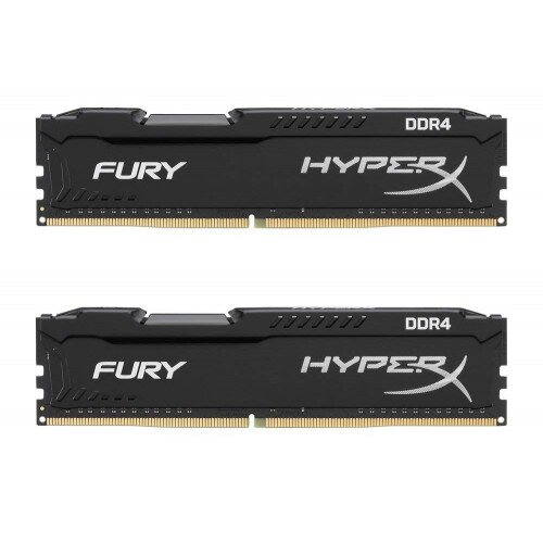 HyperX FURY DDR4 Memory - Black - 2933MHz - 8GB - Kit of 2