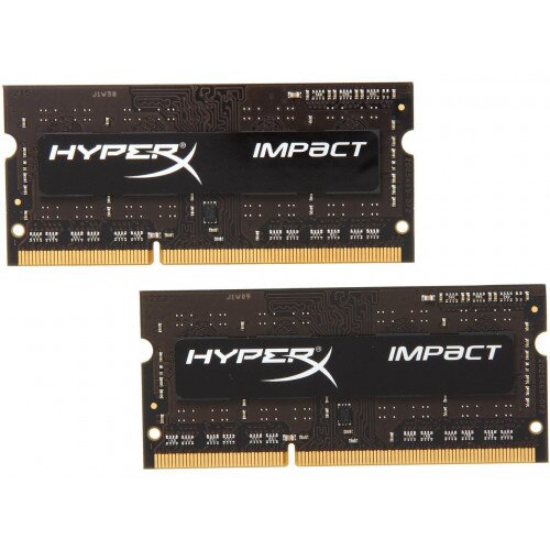 HyperX Impact SODIMM DDR3 Memory - 1600MHz - 4GB - Kit of 2