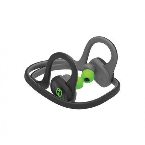 iHome iB80 Water Resistant Bluetooth Behind the Neck Sport Earphone - Gunmetal