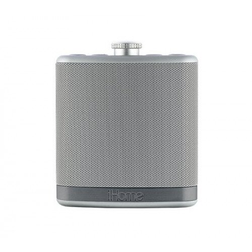 iHome iBT12 Rechargeable Flask Shaped Bluetooth Stereo Speaker with Speakerphone & Custom Sound Case/Carabiner