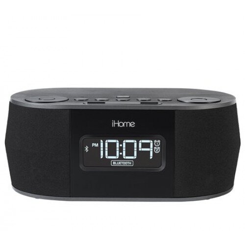iHome iBT38 Bluetooth Stereo Dual Alarm FM Clock Radio With USB Charging and Speakerphone