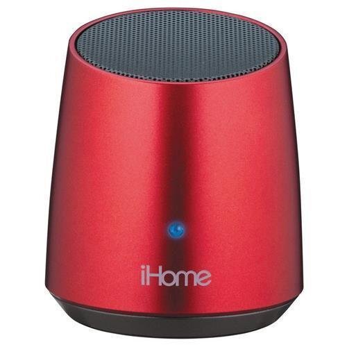 iHome iBT69 Bluetooth Rechargeable Mini Speaker - Red