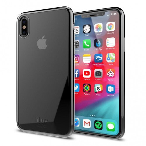 iLuv Metal Care for iPhone Xs Max - Black