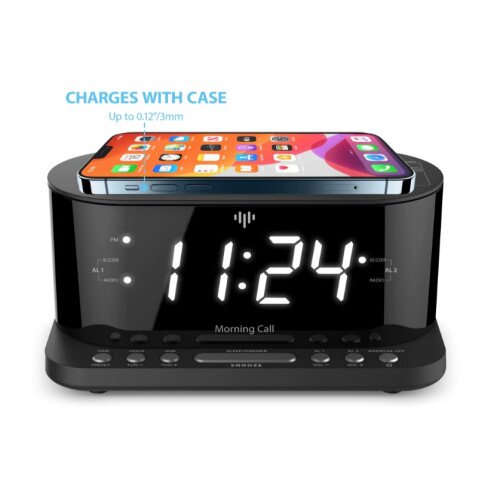 iLuv Morning Call 5Q 1.2" Jumbo LED Dual Alarm Clock