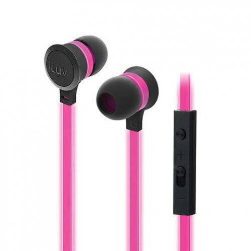 iLuv Neon Glow In-Ear Wired Headphones