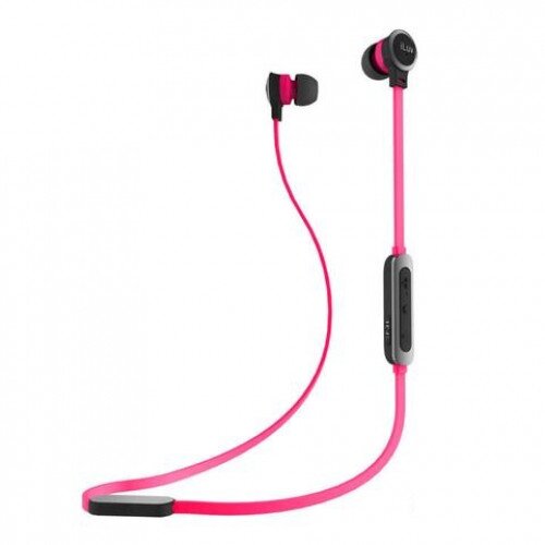 iLuv Neon Sound Air In-Ear Wireless Headphones - Black / Pink
