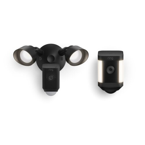 Ring Spotlight Cam Plus Battery + Floodlight Cam Wired Plus