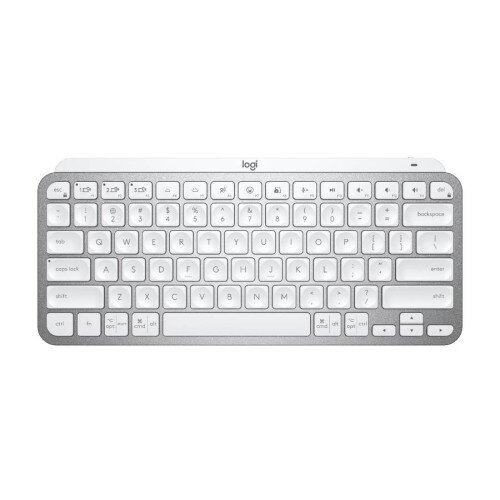 Logitech MX Keys Mini Wireless illuminated Keyboard - Pale Gray