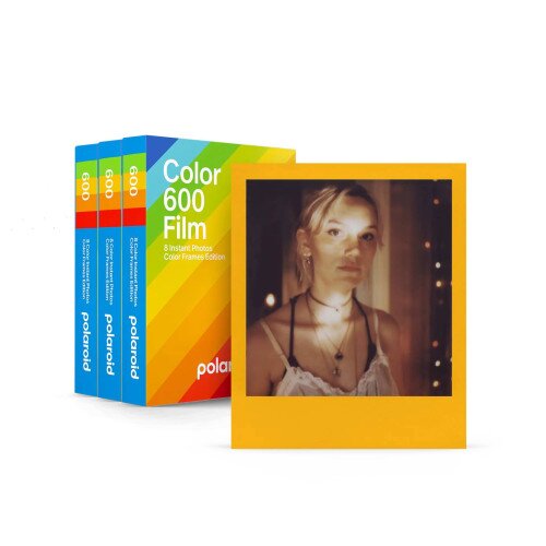 Polaroid Color 600 Film Color Frames Edition - 3 Pack
