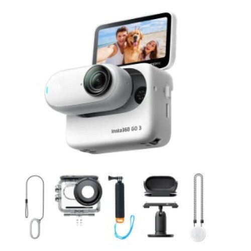 Insta360 GO 3 Action Camera - 32GB - Water Sports Kit - White