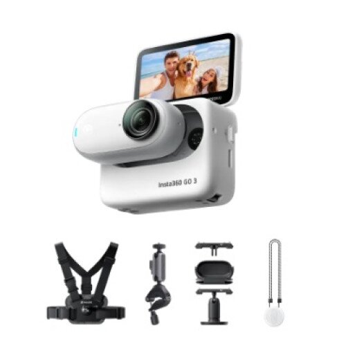 Insta360 GO 3 Action Camera - 128GB - Bike Kit - White