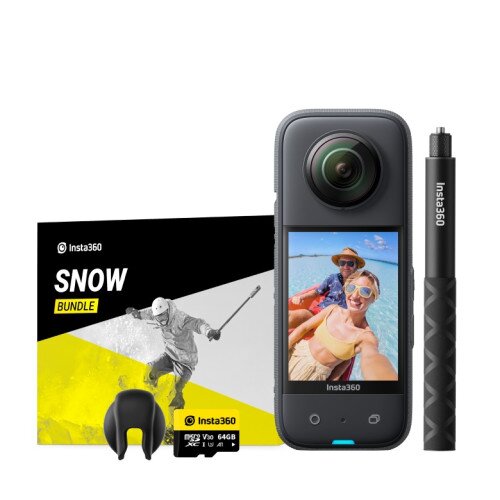 Insta360 X3 Waterproof 360 Action Camera - Snow Kit