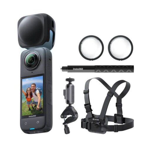 Insta360 X4 8K 360 Action Camera - Bike Bundle