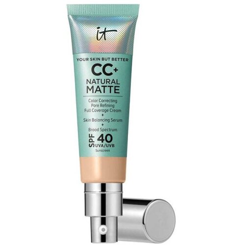 IT Cosmetics CC+ Cream Natural Matte Foundation with SPF 40 - Light