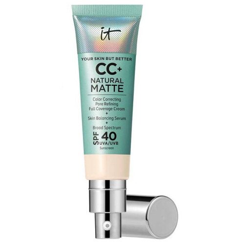 IT Cosmetics CC+ Cream Natural Matte Foundation with SPF 40 - Fair Ivory