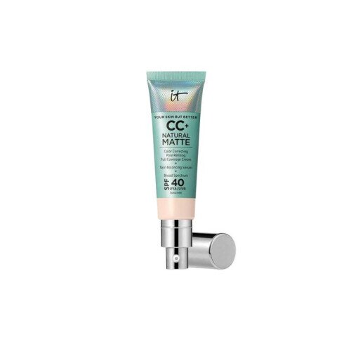 IT Cosmetics CC+ Cream Natural Matte Foundation with SPF 40 - Fair Porcelain