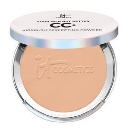 IT Cosmetics Your Skin But Better CC+ Airbrush Perfecting Powder Foundation - Medium Tan